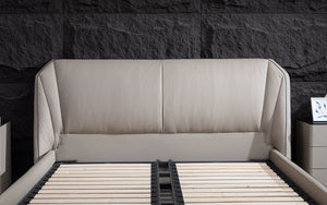 Luna Modern Leather Platform Bed