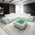 Wilder Modern Corner Leather Sectional