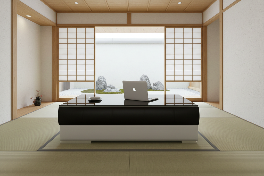 Aqui Coffee Table - Japanese Minimalist Home