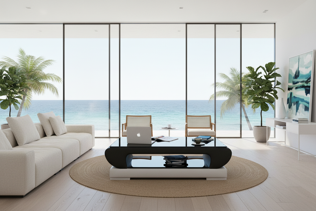 Aser Coffee Table - Beachfront Villa