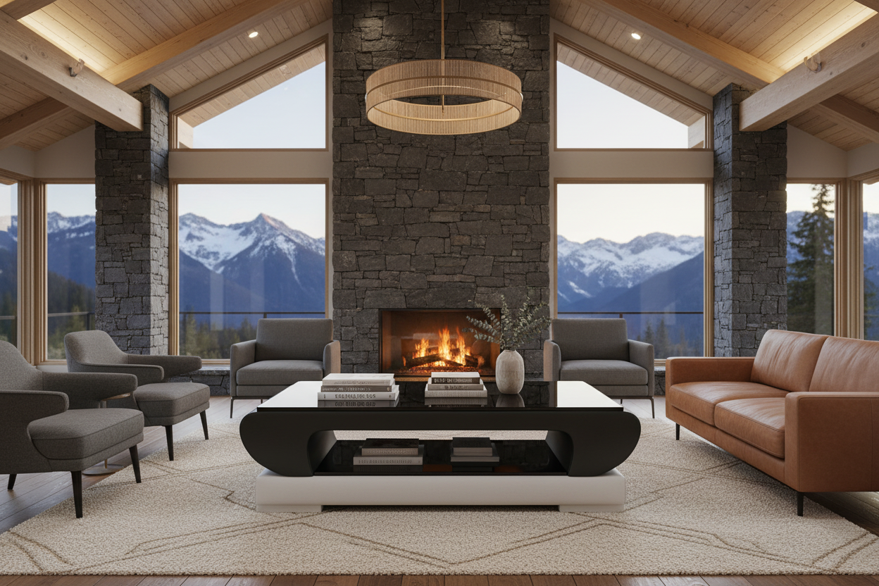 Aser Coffee Table - Mountain Retreat