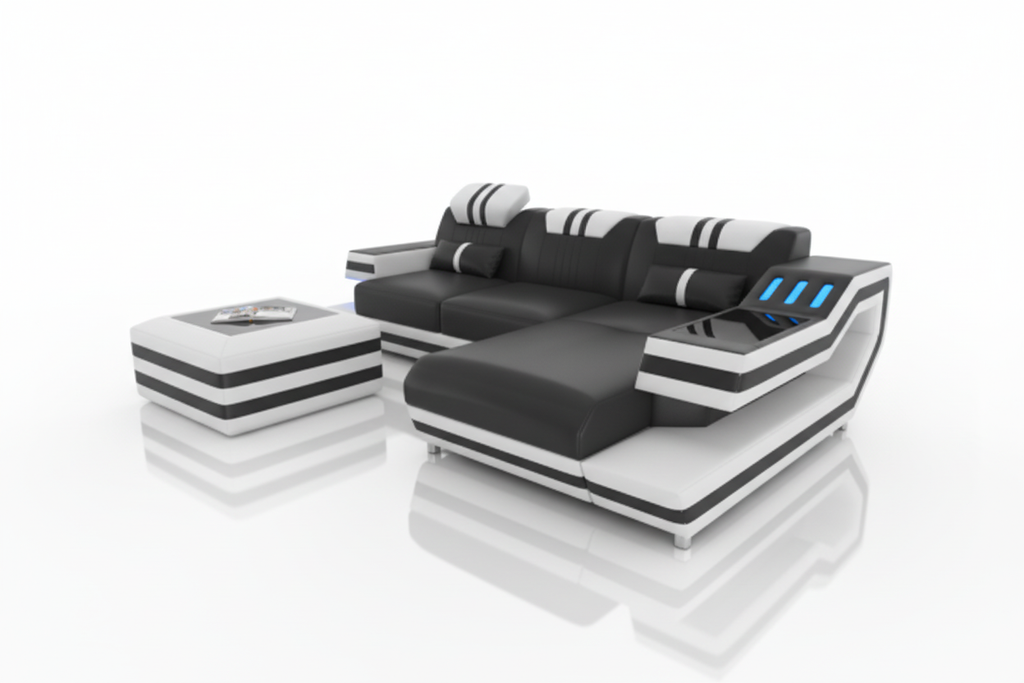 Aura Compact Sectional reflection