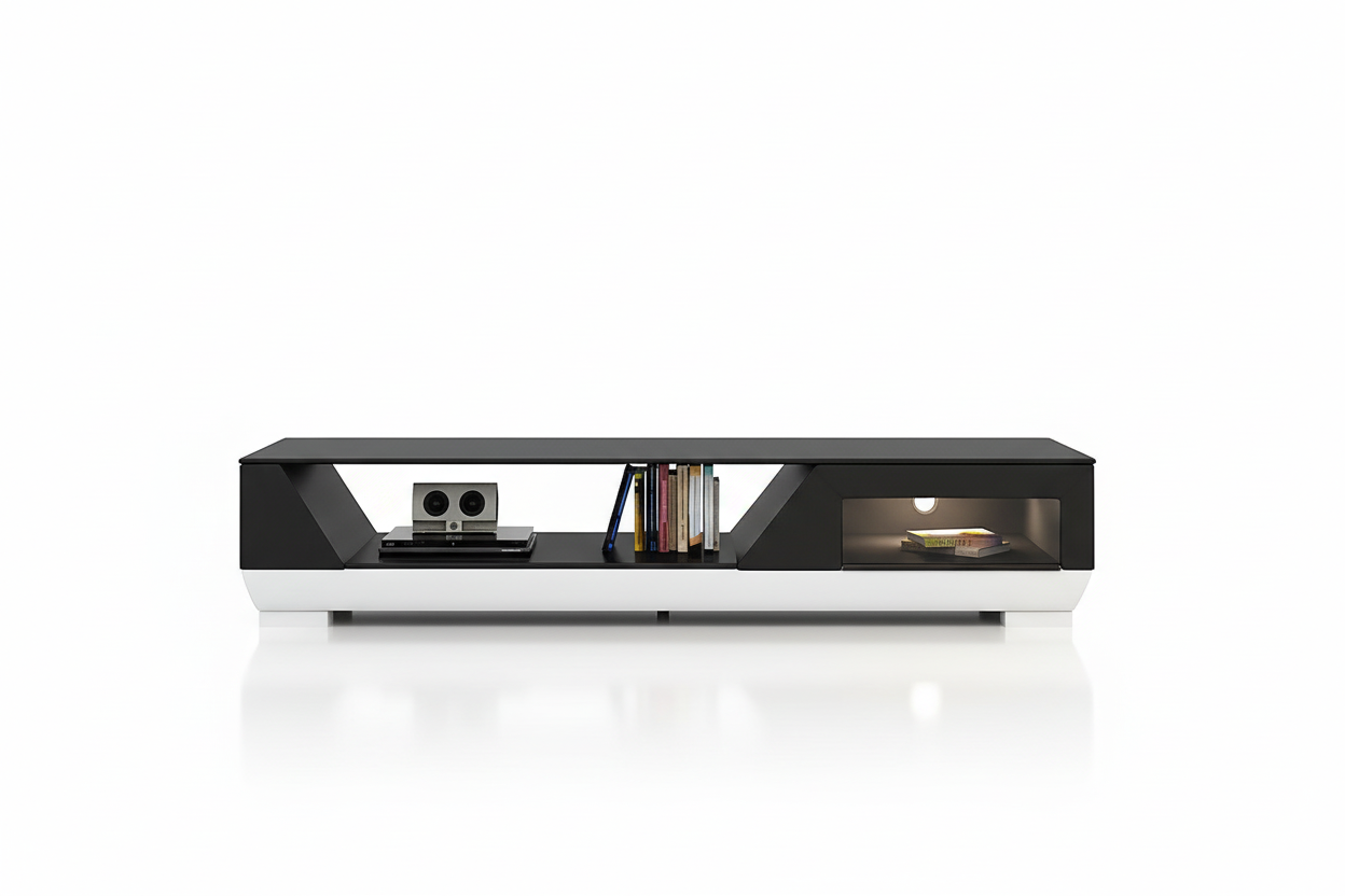 Austin TV Stand black white soft shadow