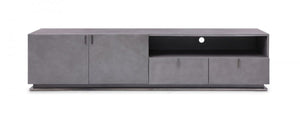 Modrest Buckley - Modern Grey Crackle TV Stand