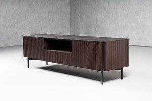 Modrest Calhoun - Modern Smoked Ash TV Stand