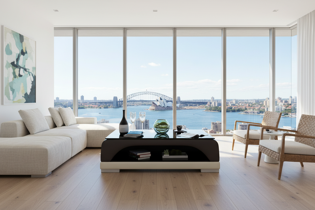 Civin Coffee Table - Sydney Harbor Apartment