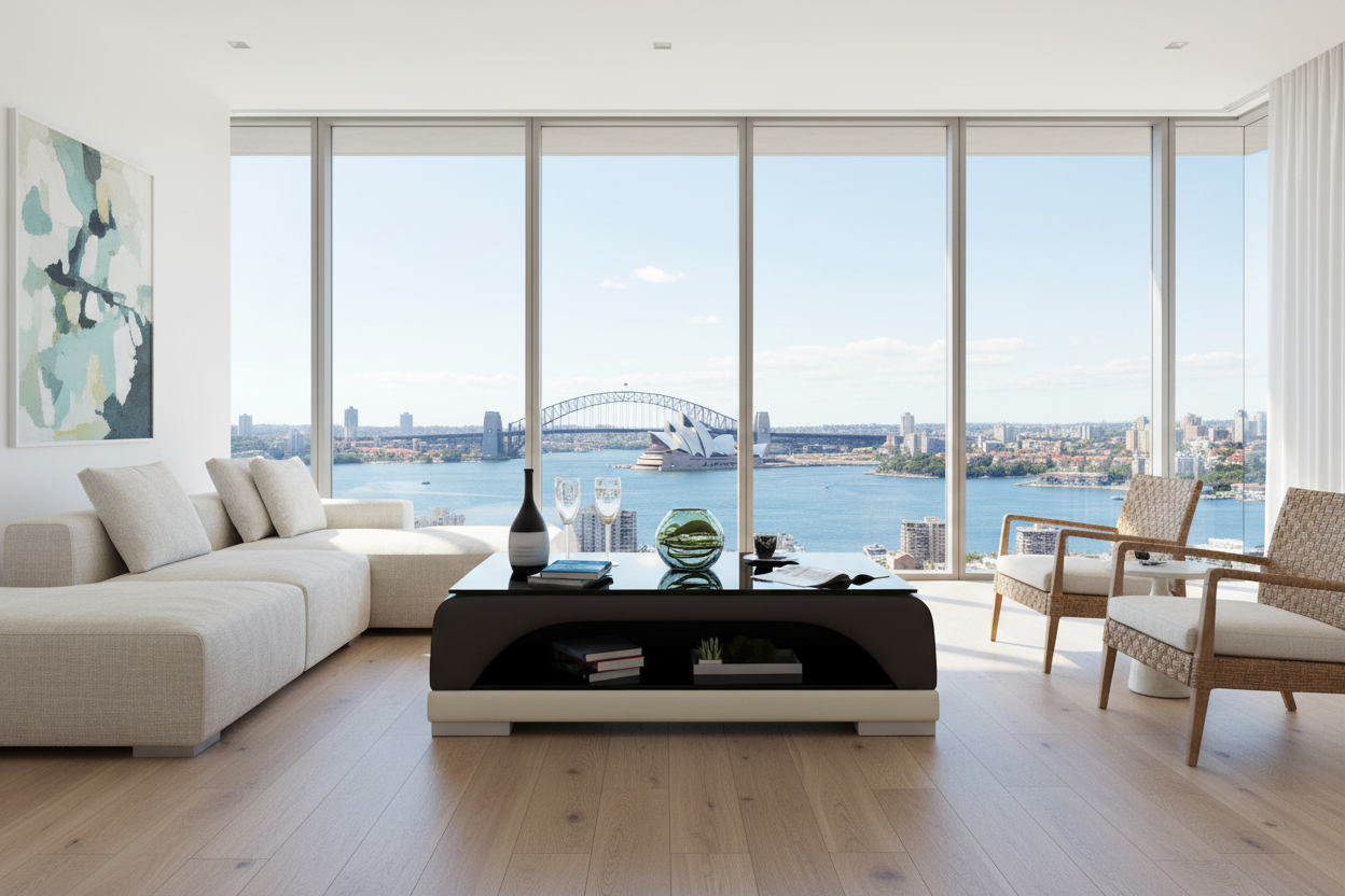 Civin Coffee Table - Sydney Harbor Apartment