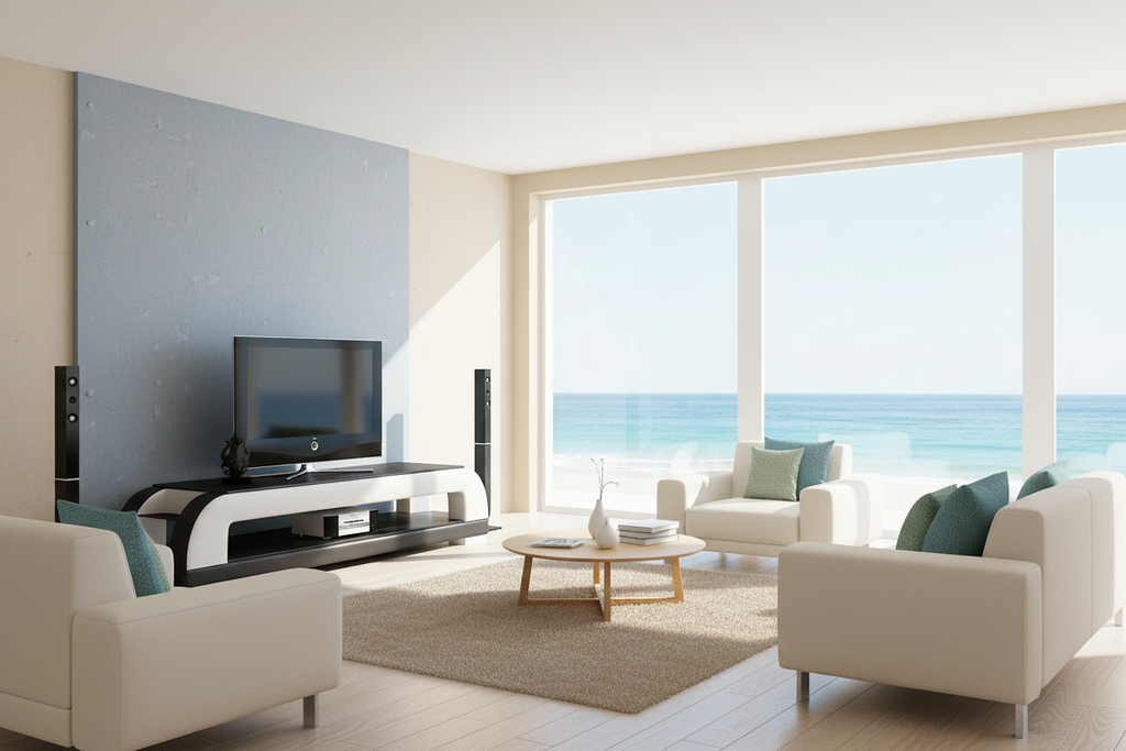 Dictict TV Stand coastal minimalist