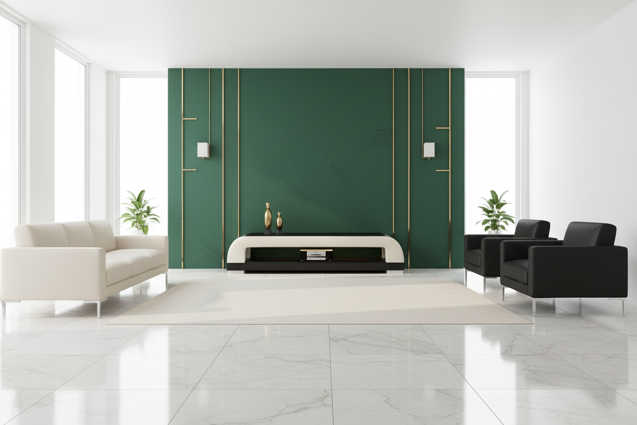 Dictict TV Stand cream black gallery