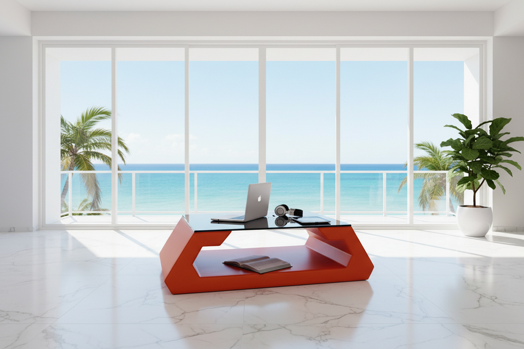 Eali Coffee Table - Miami Beach Penthouse
