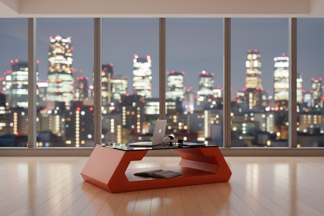 Eali Coffee Table - Tokyo Minimalist Apartment