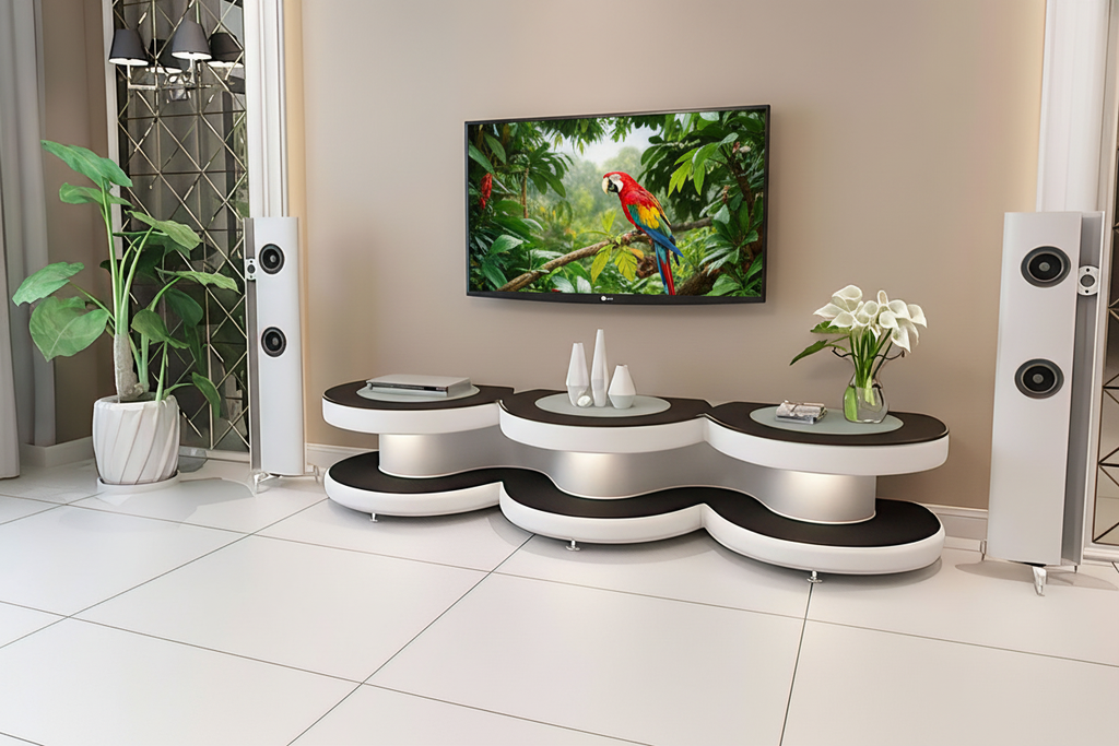 Emma TV Stand dark finish