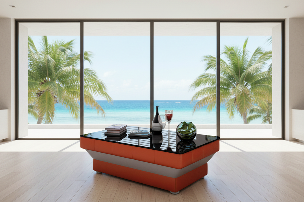 Lamulate Coffee Table - Tropical Beachfront Estate