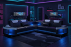NEXA Corner Sectional - Gaming Room