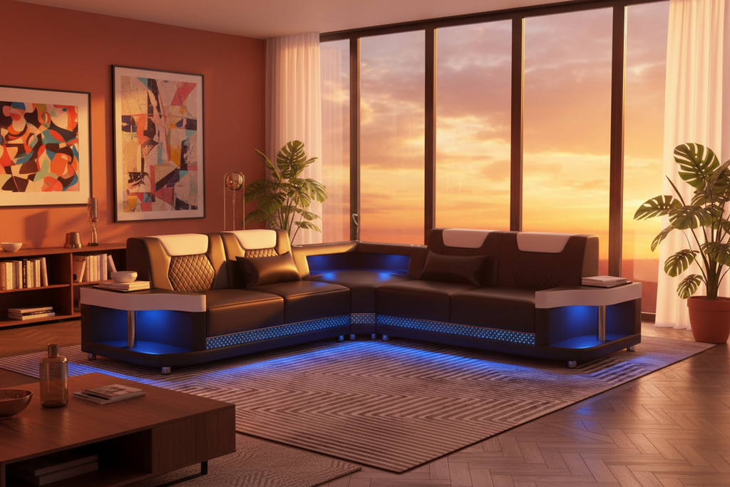 NEXA Corner Sectional - Sunset Loft