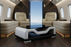 Omont Coffee Table - Private Jet Lounge