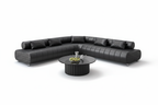 Puffer Modern Leather Sectional