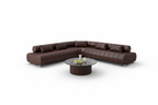 Puffer Modern Leather Sectional