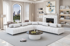Puffer Modern Leather Sectional