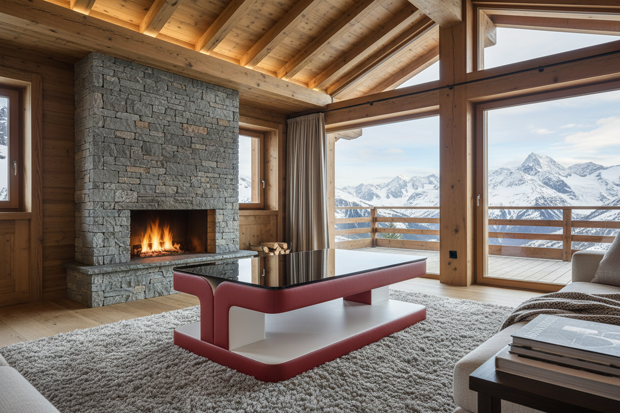 Rutin Coffee Table - Swiss Alpine Chalet
