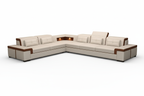Yaphet Modern Leather Sectional