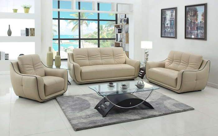 Hustle Leather Sofa Set