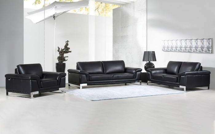 Bliwi Black Sofa Set