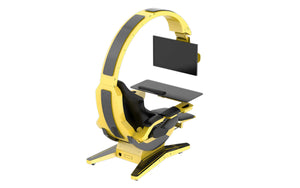 HAMISH ULTIMATE WORKING AND GAMING COMPUTER DESK WITH RECLINER