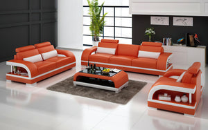 Nexso Modern Leather Sofa Set