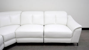 Rium Modern Leather Sectional With Recliners