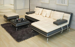 Uldir Mini Modern Leather Sectional