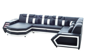 Salvie Futuristic Sectional with LED Lights | Smart Furniture