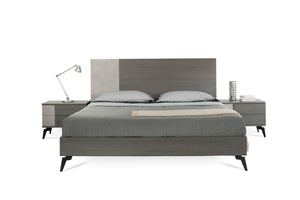 Parella Modern Faux Concrete Bed
