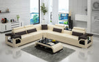 Talos Modern Leather Sectional