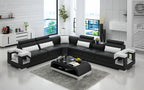 Talos Modern Leather Sectional