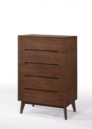 Garner Modern Grey & Walnut Chest