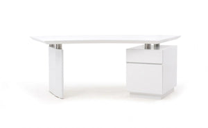 Stuffy Modern White Office Desk