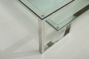 Topoi Modern Glass Coffee Table