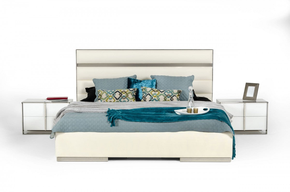 Apede Modern White Bedroom Set