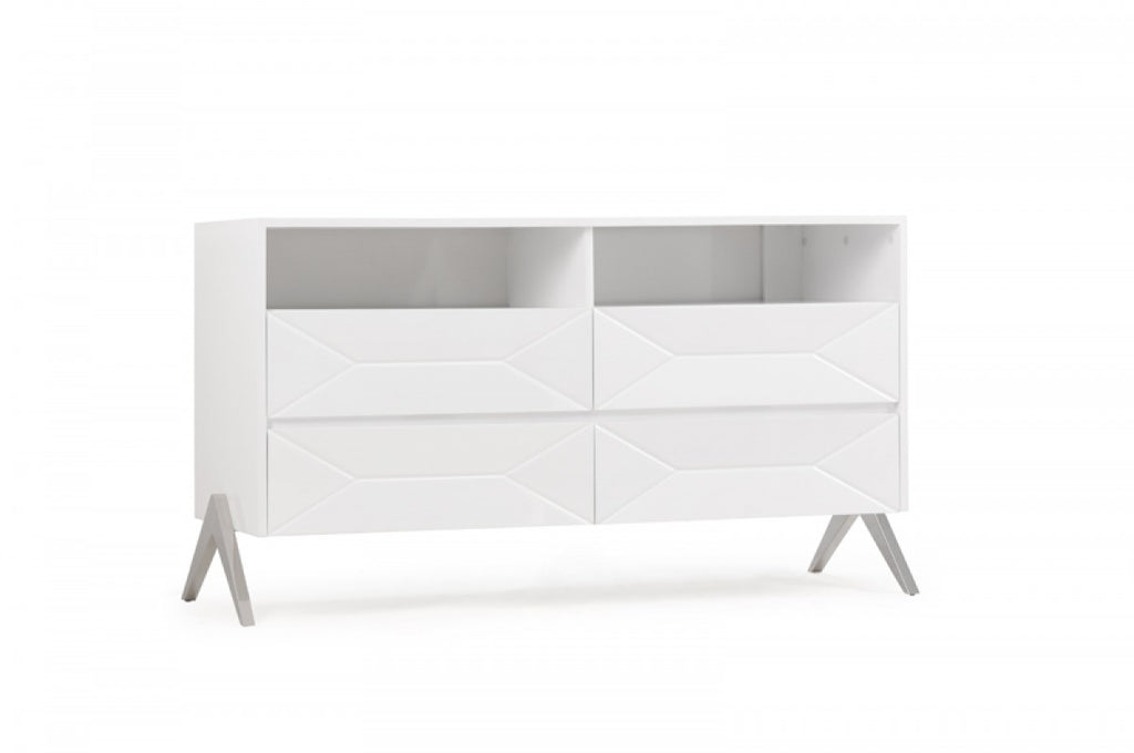 Cath Modern White Bedroom Set