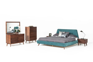 Garner Modern Grey & Walnut Chest