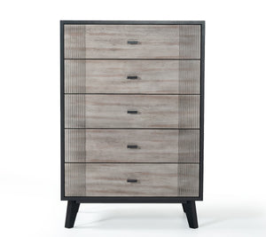 Patroel Contemporary Grey & Black Chest