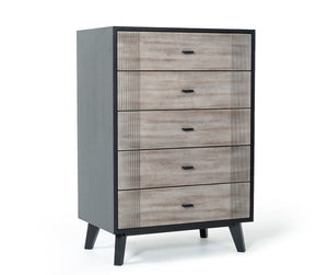 Patroel Contemporary Grey & Black Chest