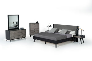 Patroel Contemporary Grey & Black Chest
