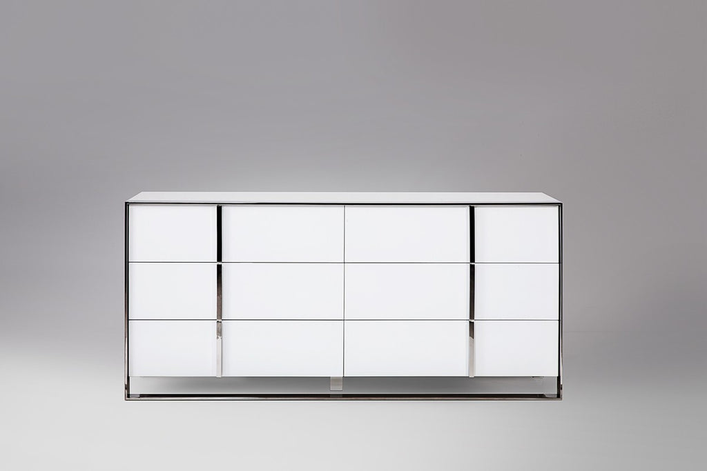 Apede Modern White Bedroom Set