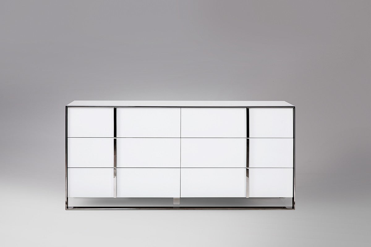 Apede Modern White Bedroom Set